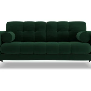 Bank "Bali" 2 zitplaatsen, Flueel, Flessengroen – 152x92x75cm Bank "Bali" 2 zitplaatsen, Flueel, Flessengroen – 152x92x75cm