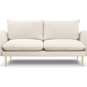 Bank "Vienna" 2 zitplaatsen, Boucle, Beige – 160x92x95cm Bank "Vienna" 2 zitplaatsen, Boucle, Beige – 160x92x95cm