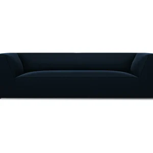 CXL by Christian Lacroix – Bank "Charles" 3 zitplaatsen, Flueel, Donkerblauw – 232x92x69cm CXL by Christian Lacroix – Bank "Charles" 3 zitplaatsen, Flueel, Donkerblauw – 232x92x69cm