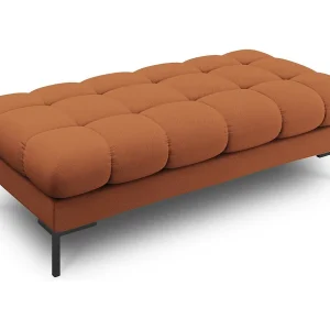 Bank "Bali" 2 zitplaatsen, Structurele stof, Baksteen – 62x133x41cm