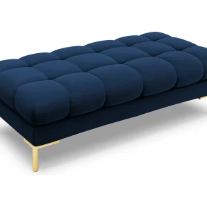 Bank "Bali" 2 zitplaatsen, Flueel, Koningsblauw – 62x133x41cm Bank "Bali" 2 zitplaatsen, Flueel, Koningsblauw – 62x133x41cm