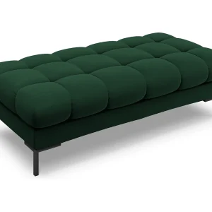 Bank "Bali" 2 zitplaatsen, Flueel, Flessengroen – 62x133x41cm Bank "Bali" 2 zitplaatsen, Flueel, Flessengroen – 62x133x41cm