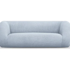 Bank "Essen" 2 zitplaatsen, Boucle, Lichtblauw – 210x95x86cm Bank "Essen" 2 zitplaatsen, Boucle, Lichtblauw – 210x95x86cm
