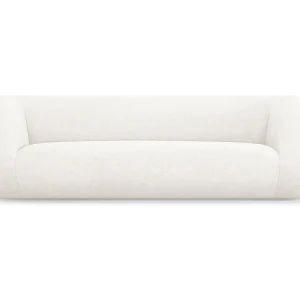 Bank "Essen" 3 zitplaatsen, Boucle, Wit – 230x95x86cm