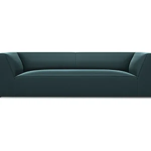 CXL by Christian Lacroix – Bank "Charles" 3 zitplaatsen, Flueel, Blauw – 232x92x69cm CXL by Christian Lacroix – Bank "Charles" 3 zitplaatsen, Flueel, Blauw – 232x92x69cm