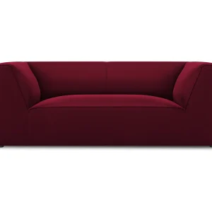 CXL by Christian Lacroix – Bank "Charles" 2 zitplaatsen, Flueel, Rood – 174x92x69cm CXL by Christian Lacroix – Bank "Charles" 2 zitplaatsen, Flueel, Rood – 174x92x69cm