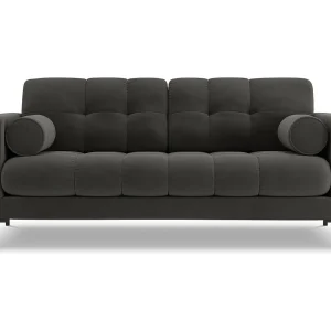 Bank "Bali" 2 zitplaatsen, Flueel, Donkergrijs – 152x92x75cm Bank "Bali" 2 zitplaatsen, Flueel, Donkergrijs – 152x92x75cm