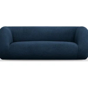 Bank "Essen" 2 zitplaatsen, Boucle, Donkerblauw – 210x95x86cm Bank "Essen" 2 zitplaatsen, Boucle, Donkerblauw – 210x95x86cm