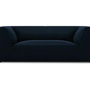 CXL by Christian Lacroix – Bank "Charles" 2 zitplaatsen, Flueel, Donkerblauw – 174x92x69cm CXL by Christian Lacroix – Bank "Charles" 2 zitplaatsen, Flueel, Donkerblauw – 174x92x69cm