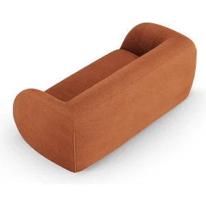 Bank "Essen" 2 zitplaatsen, Boucle, Bruin – 210x95x86cm Bank "Essen" 2 zitplaatsen, Boucle, Bruin – 210x95x86cm