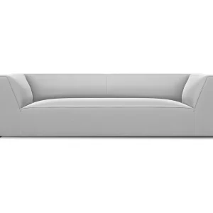CXL by Christian Lacroix – Bank "Charles" 3 zitplaatsen, Flueel, Lichtgrijs – 232x92x69cm CXL by Christian Lacroix – Bank "Charles" 3 zitplaatsen, Flueel, Lichtgrijs – 232x92x69cm