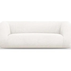 Bank "Essen" 2 zitplaatsen, Boucle, Wit – 210x95x86cm Bank "Essen" 2 zitplaatsen, Boucle, Wit – 210x95x86cm