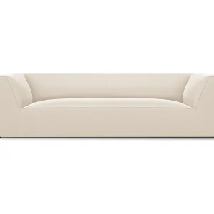 CXL by Christian Lacroix – Bank "Charles" 3 zitplaatsen, Flueel, Beige – 232x92x69cm CXL by Christian Lacroix – Bank "Charles" 3 zitplaatsen, Flueel, Beige – 232x92x69cm