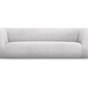 Bank "Essen" 3 zitplaatsen, Boucle, Lichtgrijs – 230x95x86cm