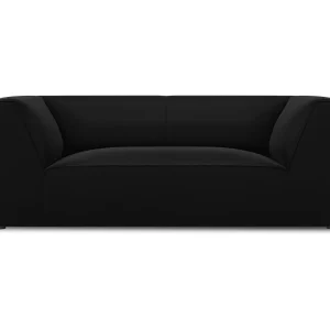 CXL by Christian Lacroix – Bank "Charles" 2 zitplaatsen, Flueel, Zwart – 174x92x69cm CXL by Christian Lacroix – Bank "Charles" 2 zitplaatsen, Flueel, Zwart – 174x92x69cm