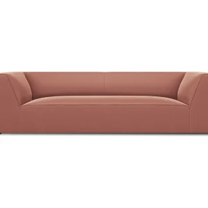 CXL by Christian Lacroix – Bank "Charles" 3 zitplaatsen, Flueel, Roze – 232x92x69cm CXL by Christian Lacroix – Bank "Charles" 3 zitplaatsen, Flueel, Roze – 232x92x69cm