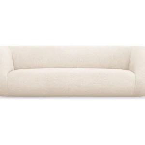 Bank "Essen" 3 zitplaatsen, Boucle, Beige – 230x95x86cm