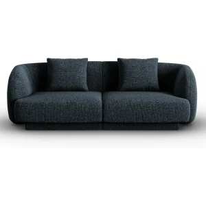 Bank "Tulum" 2 zitplaatsen, Chenille, Koningsblauw – 180x90x70cm Bank "Tulum" 2 zitplaatsen, Chenille, Koningsblauw – 180x90x70cm