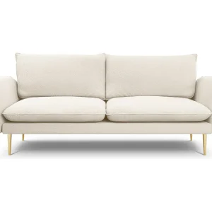 Bank "Vienna" 3 zitplaatsen, Boucle, Beige – 200x92x95cm Bank "Vienna" 3 zitplaatsen, Boucle, Beige – 200x92x95cm