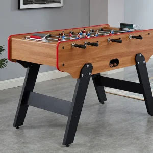 Tafelvoetbal PAULO van mdf – L153 x B77,6 x H96 cm – Eiken Tafelvoetbal PAULO van mdf – L153 x B77,6 x H96 cm – Eiken