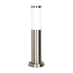 ABREGO Außenleuchte im klassischen Stil – Höhe 45 cm – E27 11 W – EDELSTAHL AISI 316 – IP44 – Edelstahl ABREGO Außenleuchte im klassischen Stil – Höhe 45 cm – E27 11 W – EDELSTAHL AISI 316 – IP44 – Edelstahl
