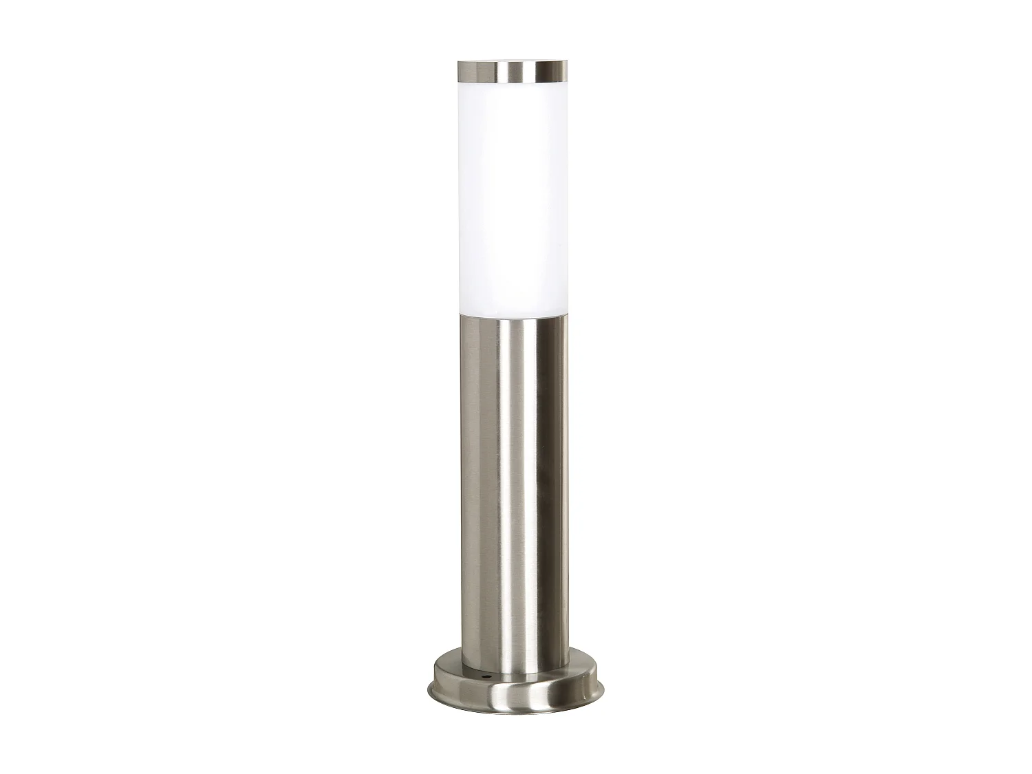 ABREGO Außenleuchte im klassischen Stil – Höhe 45 cm – E27 11 W – EDELSTAHL AISI 316 – IP44 – Edelstahl