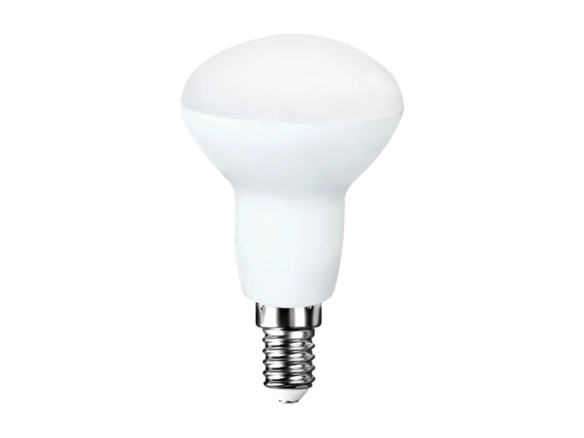 Ampoule LED semi-ampoule blanche 6W E14 3000K