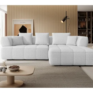 AULA, Avangarde Hoekbank 182x285cm Elektrische diepteverstelling | Links | Wit AULA, Avangarde Hoekbank 182x285cm Elektrische diepteverstelling | Links | Wit