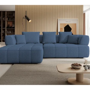 AULA, Avangarde Hoekbank 182x285cm Elektrische diepteverstelling | Links | Marineblauw AULA, Avangarde Hoekbank 182x285cm Elektrische diepteverstelling | Links | Marineblauw
