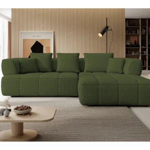 AULA, Avangarde Hoekbank 182x285cm Elektrische diepteverstelling | Links | Groen AULA, Avangarde Hoekbank 182x285cm Elektrische diepteverstelling | Links | Groen