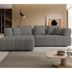 AULA, Avangarde Hoekbank 182x285cm Elektrische diepteverstelling | Links | Grafiet AULA, Avangarde Hoekbank 182x285cm Elektrische diepteverstelling | Links | Grafiet