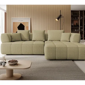 AULA, Avangarde Hoekbank 182x285cm Elektrische diepteverstelling | Links | Geel AULA, Avangarde Hoekbank 182x285cm Elektrische diepteverstelling | Links | Geel