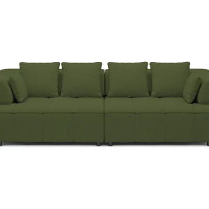 AULA BigSofa met verstelbare zitdiepte, zonder slaapfunctie, verstelbare rugleuning, modern design, groen, 284x111x84/75 cm AULA BigSofa met verstelbare zitdiepte, zonder slaapfunctie, verstelbare rugleuning, modern design, groen, 284x111x84/75 cm