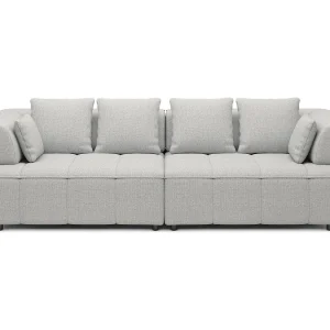 AULA BigSofa met verstelbare zitdiepte, zonder slaapfunctie, verstelbare rugleuning, modern design, lichtgrijs, 284x111x84/75 cm AULA BigSofa met verstelbare zitdiepte, zonder slaapfunctie, verstelbare rugleuning, modern design, lichtgrijs, 284x111x84/75 cm