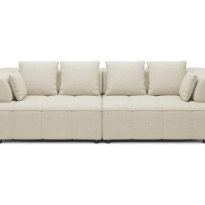 AULA BigSofa met verstelbare zitdiepte, zonder slaapfunctie, verstelbare rugleuning, modern design, lichtbeige, 284x111x84/75 cm AULA BigSofa met verstelbare zitdiepte, zonder slaapfunctie, verstelbare rugleuning, modern design, lichtbeige, 284x111x84/75 cm