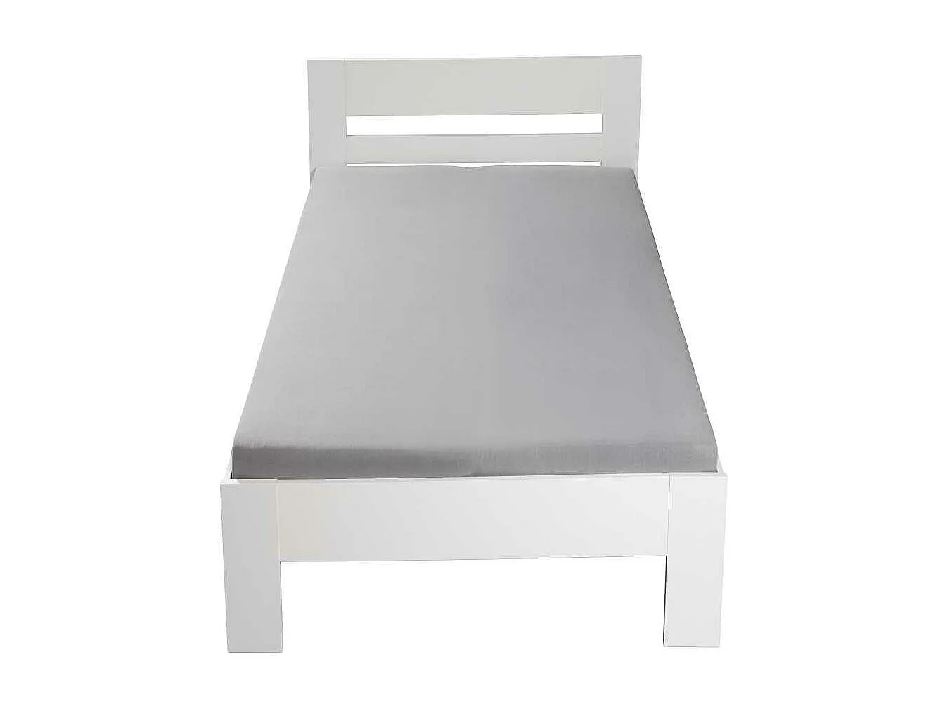 Annik bed 90x200cm wit.