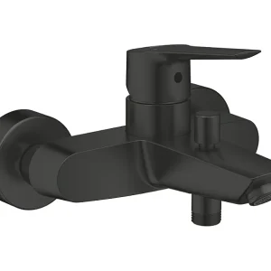 Bad- en douchekraan GROHE Start Mat Zwart – Modern Ontwerp – Keramische Cartridge 35mm – Debiet- en Temperatuurbegrenzer Bad- en douchekraan GROHE Start Mat Zwart – Modern Ontwerp – Keramische Cartridge 35mm – Debiet- en Temperatuurbegrenzer