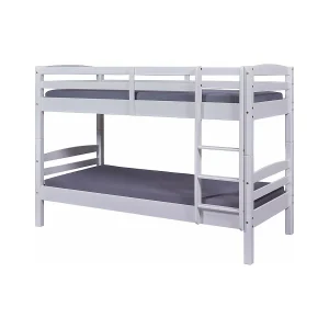 Ancki stapelbed wit gelakt. Ancki stapelbed wit gelakt.