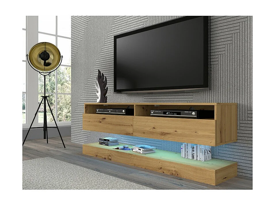 2-deurs TV-wand 160 cm Vega Wood