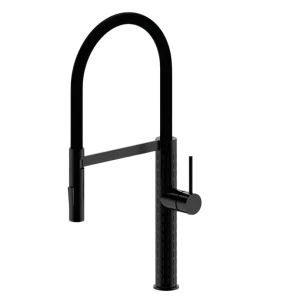 Architek ééngreeps wastafelmengkraan met handdouche zwart – Essebagno Architek ééngreeps wastafelmengkraan met handdouche zwart – Essebagno