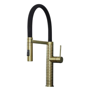 Architek wastafelmengkraan met mobiele gouden douchekop – Essebagno Architek wastafelmengkraan met mobiele gouden douchekop – Essebagno