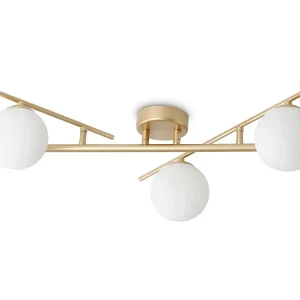 ATLAS PL3, Gouden plafondlamp, Ideal Lux ATLAS PL3, Gouden plafondlamp, Ideal Lux