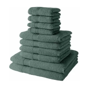 4 Badhanddoeken 30 x 50 + 4 Badhanddoeken 50 x 90 + 2 Badlakens 70 x 130 4 Badhanddoeken 30 x 50 + 4 Badhanddoeken 50 x 90 + 2 Badlakens 70 x 130