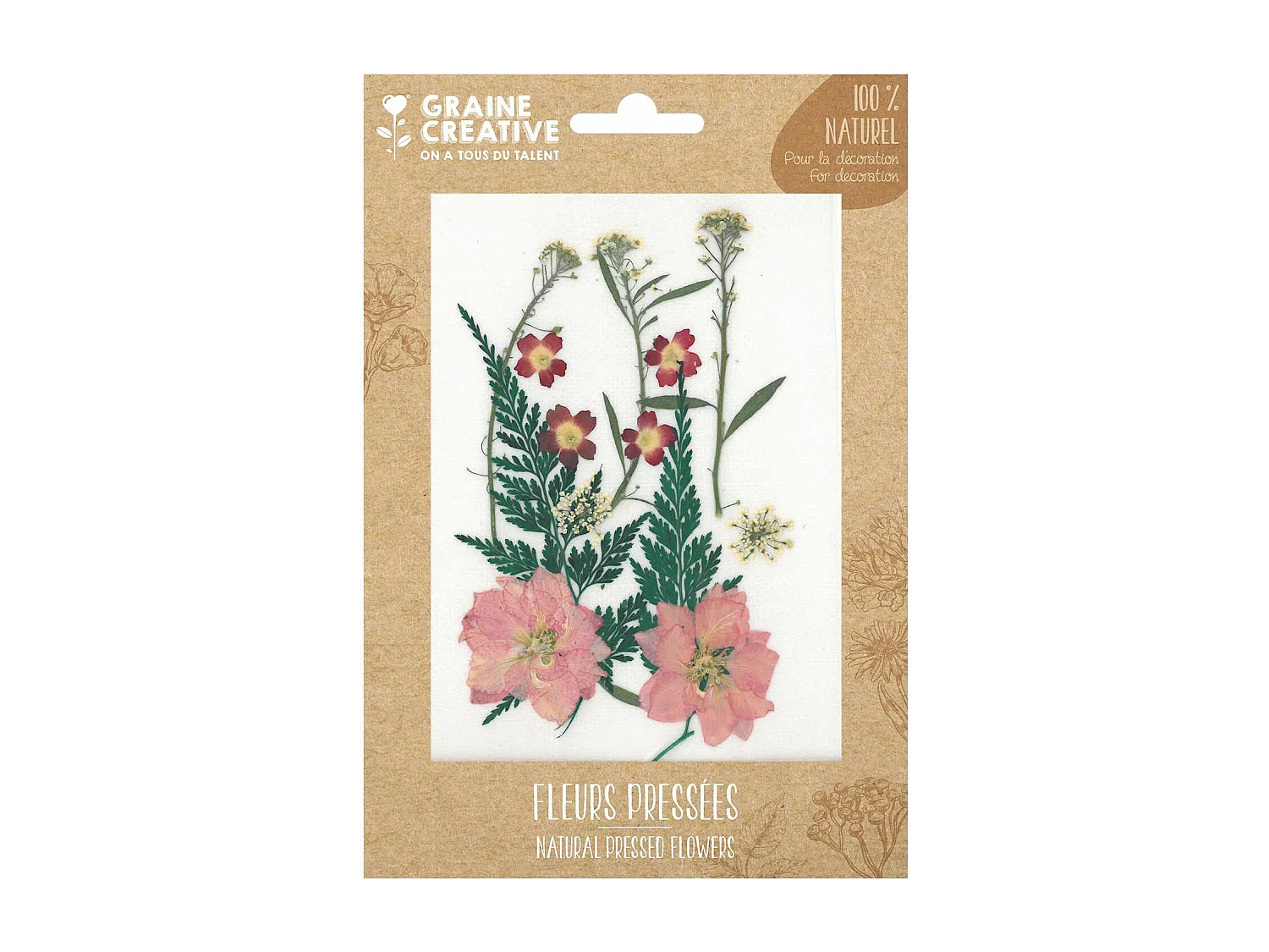 13 geperste bloemen – rode weide