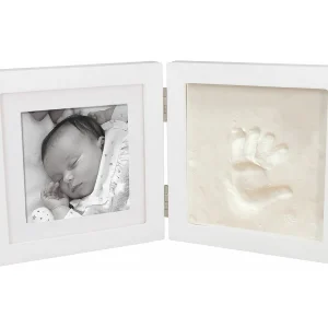 2 babyfoto- en voetafdruklijsten