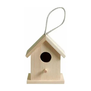 2 houten hangende vogelhuisjes 13 x 10 x 8,3 cm 2 houten hangende vogelhuisjes 13 x 10 x 8,3 cm