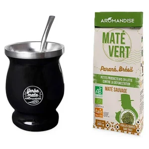 230 ml mate cup en bombilla + 350 g Braziliaanse wilde mate groene thee 230 ml mate cup en bombilla + 350 g Braziliaanse wilde mate groene thee