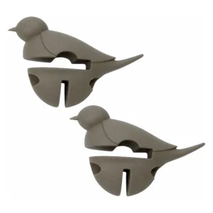 2 kleine grijze vogellepelhouders 3 in 1 2 kleine grijze vogellepelhouders 3 in 1