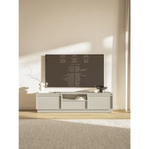 3-deurs tv-meubel met 3 lades – 154 cm – beige – EVO