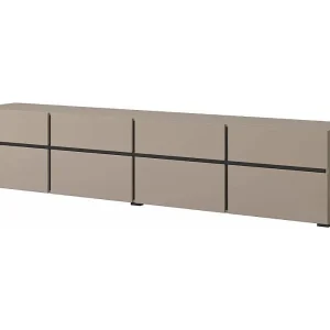 4-deurs TV-meubel 225 cm Lilia Taupe 4-deurs TV-meubel 225 cm Lilia Taupe